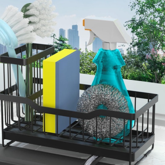 Kitchen Sink Caddy Sponge Holder for Kitchen Sink - Picture 2 of 10